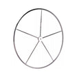Edson Wheel, SS Dished Destroyer 26" W/ Taper Hub