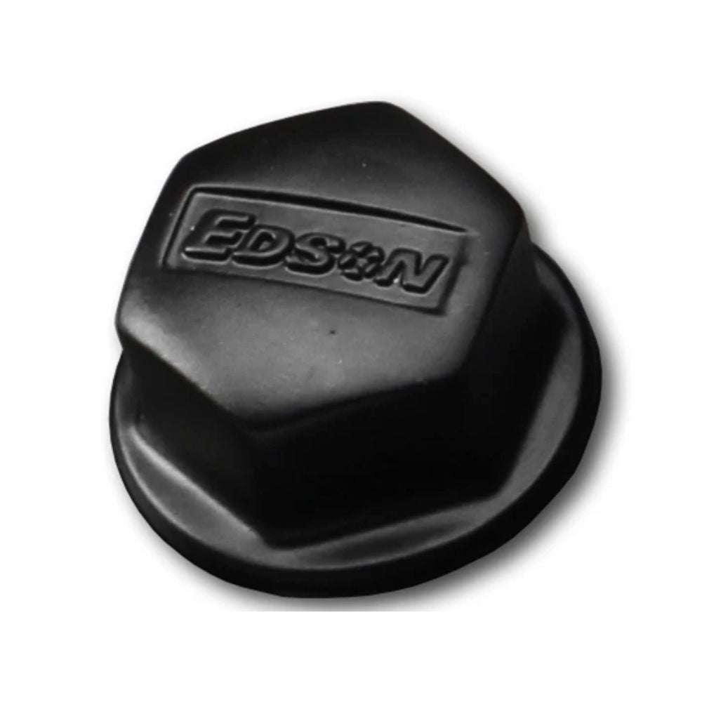 Edson Wheel Nut w/ Quick Release (Stainless Steel) - Black - Shaft Thread: 1/2" - 20