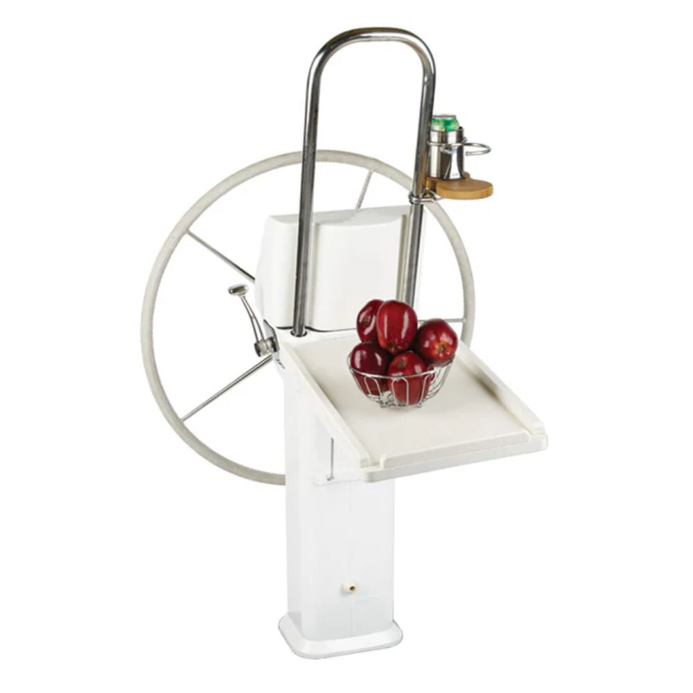 Edson Tables - White Luncheon Table For Diamond Series Console Ped
