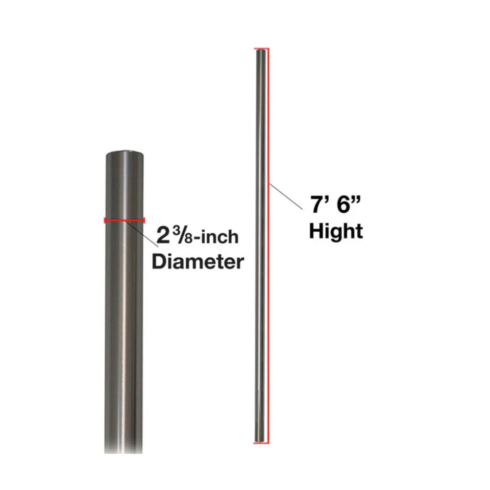 Edson Navcom Tower Mast 7.5 ft. (2286 mm) - Anodized Aluminum