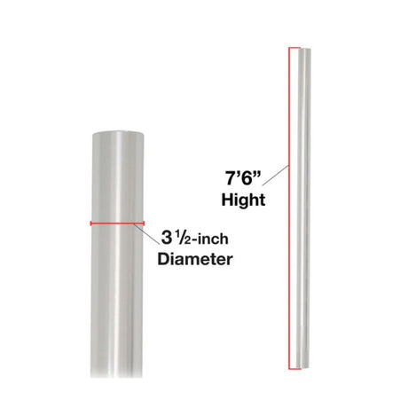 Edson Navcom Tower Mast 7.5 ft. (2286 mm) - White Powder Coated