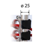 Facnor Double Fairlead - For 1.0 in (25.0 mm) Stanchion