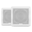 Garmin Speakers -  Fusion&#174; FM Series  6.5" 120-Watt Square White Flush Mount