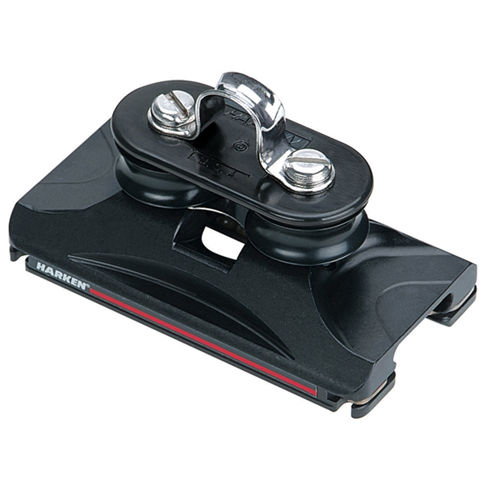 Harken Traveler Car 7/8 in (22.0 mm) - High-Load 1250 - Fixed Sheaves, Eyestrap