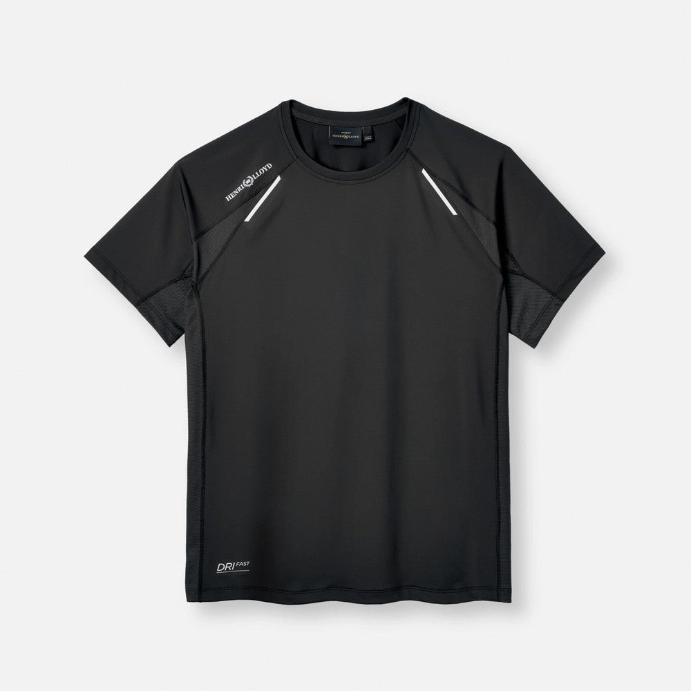 Henri Lloyd Dynamik Dri Fast Short Sleeves T-Shirt (Black)