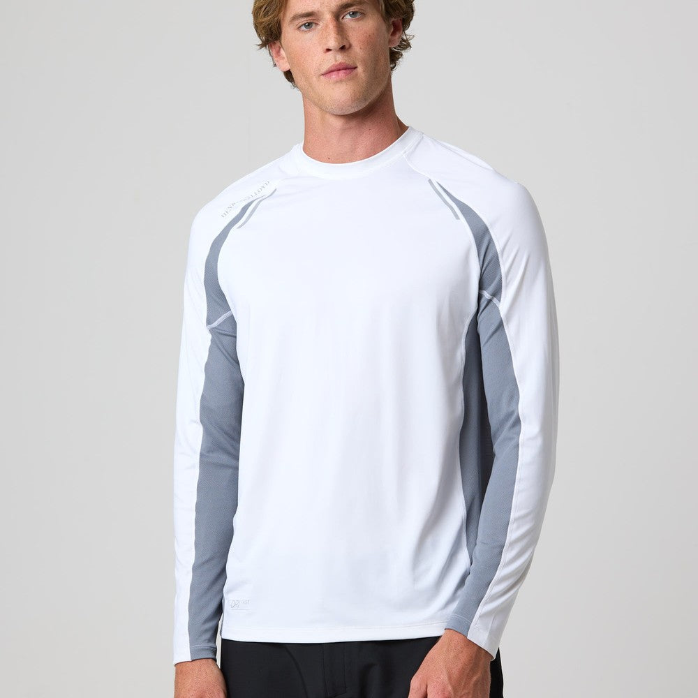 Henri Lloyd Dynamik Dri Fast Long Sleeves T-Shirt (White)