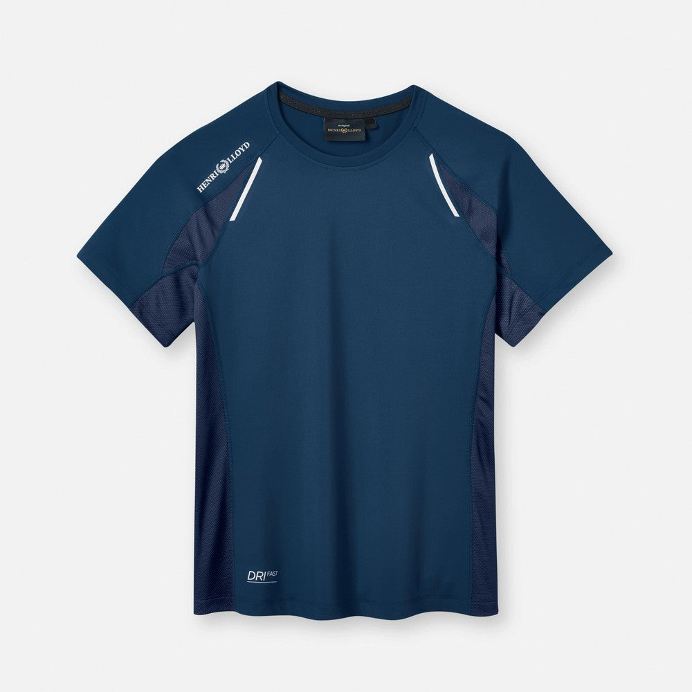 Henri Lloyd Ladies Dynamik Dri Fast Short Sleeves T-Shirt (Navy Blue)