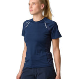 Henri Lloyd Ladies Dynamik Dri Fast Short Sleeves T-Shirt (Navy Blue)