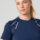 Henri Lloyd Ladies Dynamik Dri Fast Short Sleeves T-Shirt (Navy Blue)