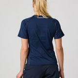 Henri Lloyd Ladies Dynamik Dri Fast Short Sleeves T-Shirt (Navy Blue)