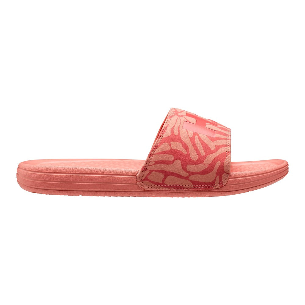 Helly Hansen Women's HH Easy On-Off Style Comfort Slide - Coral Almond Aop