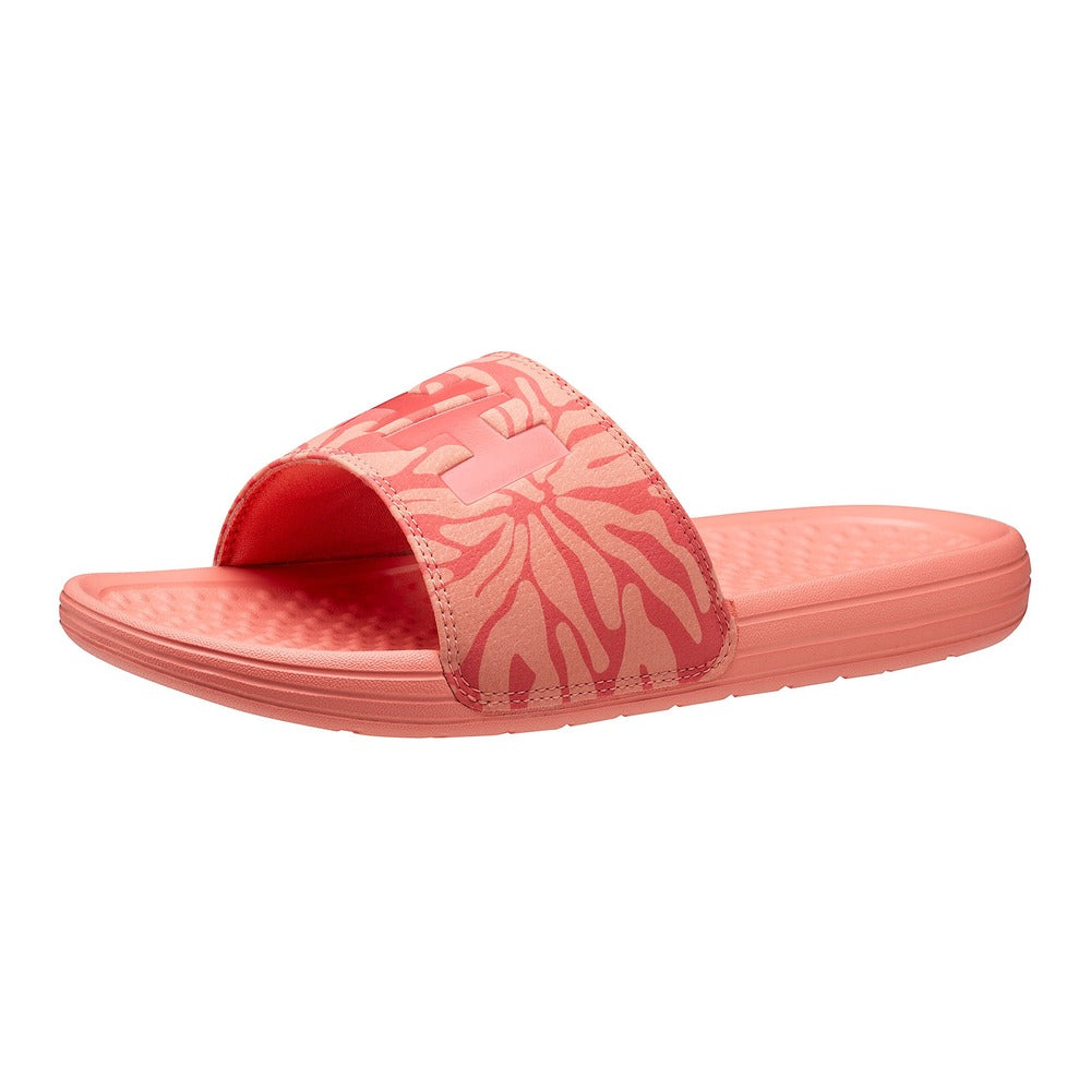 Helly Hansen Women's HH Easy On-Off Style Comfort Slide - Coral Almond Aop