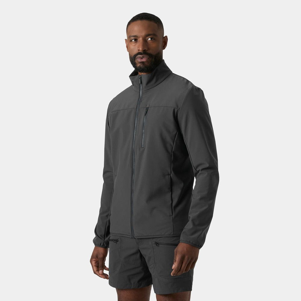 Helly Hansen Men's Crew Softshell Weatherproof Jacket 20 - Ebony