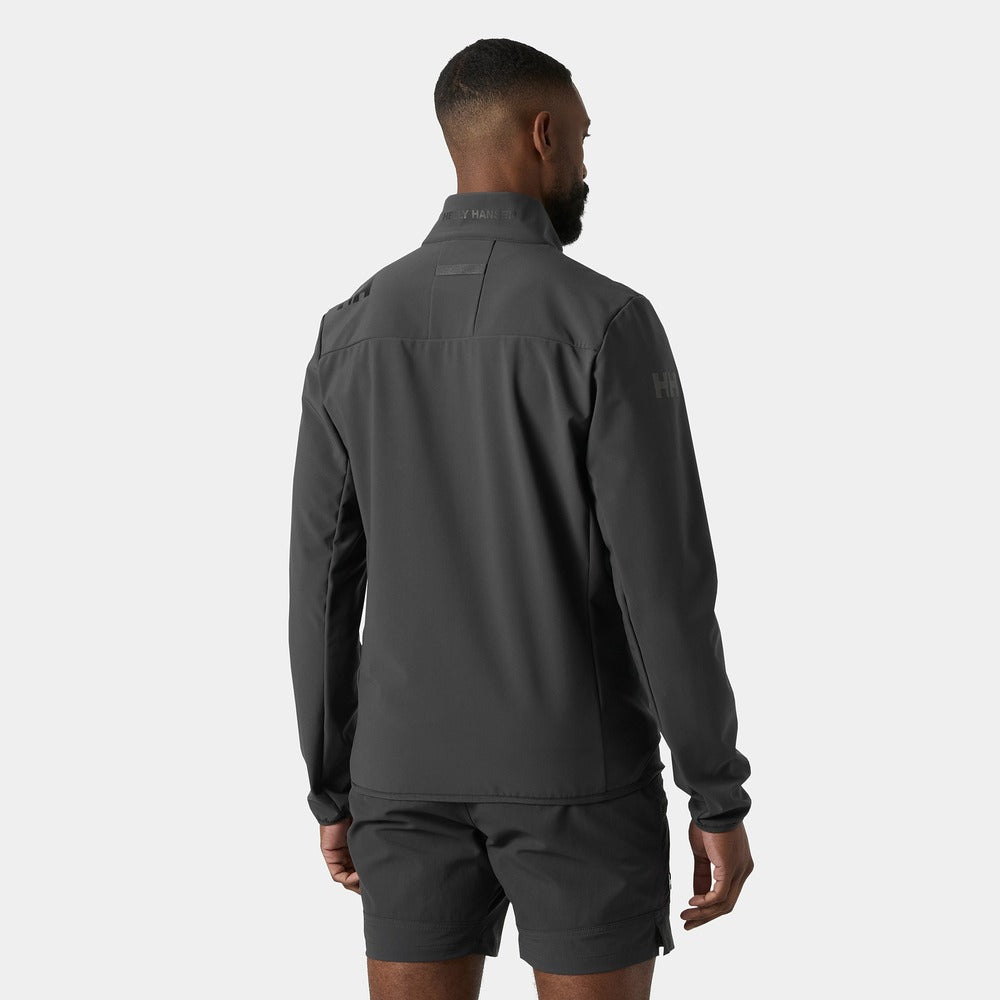 Helly Hansen Men's Crew Softshell Weatherproof Jacket 20 - Ebony