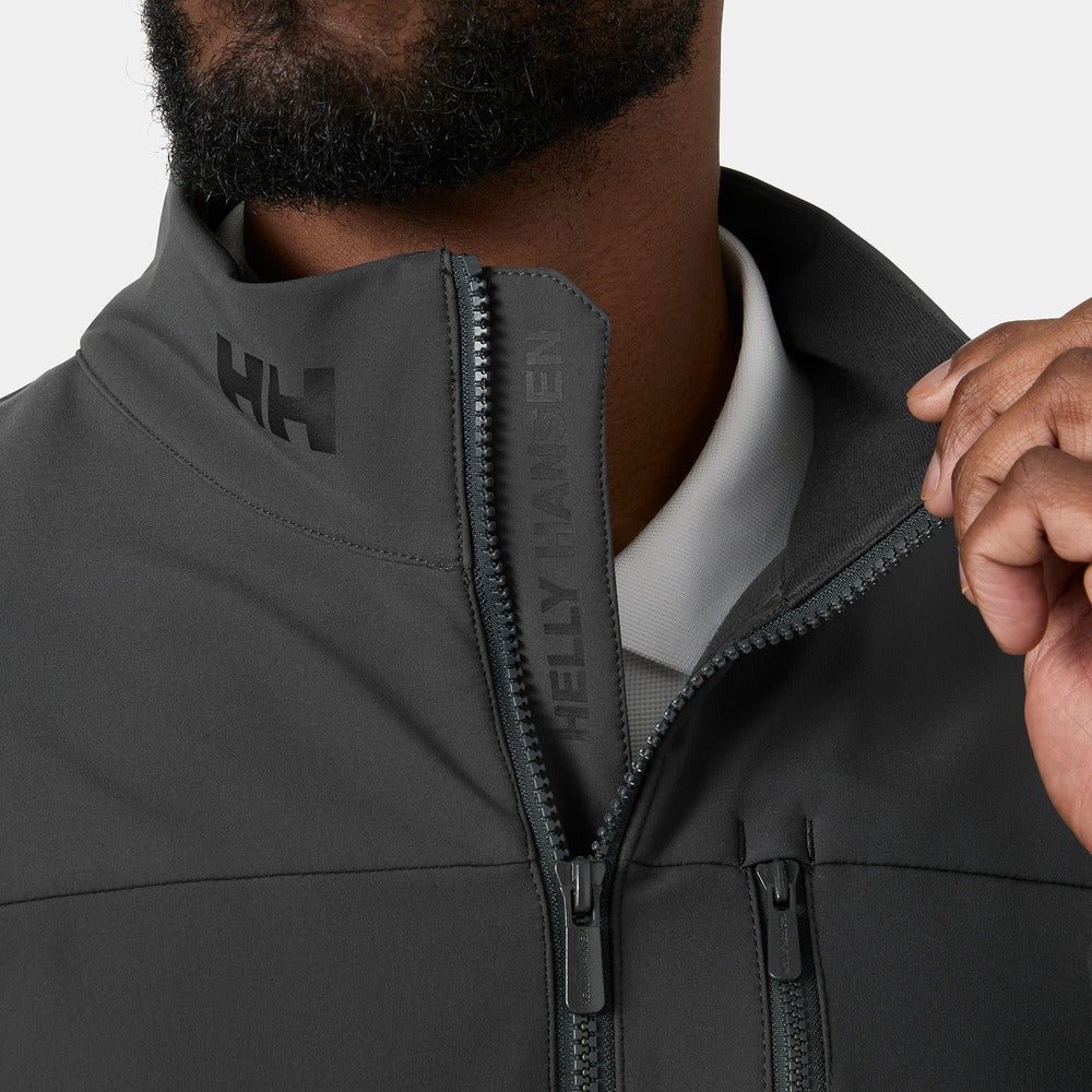 Helly Hansen Men's Crew Softshell Weatherproof Jacket 20 - Ebony