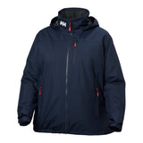 Helly Hansen Women's Hooded Crew Midlayer Plus Jacket 2.0 - Navy