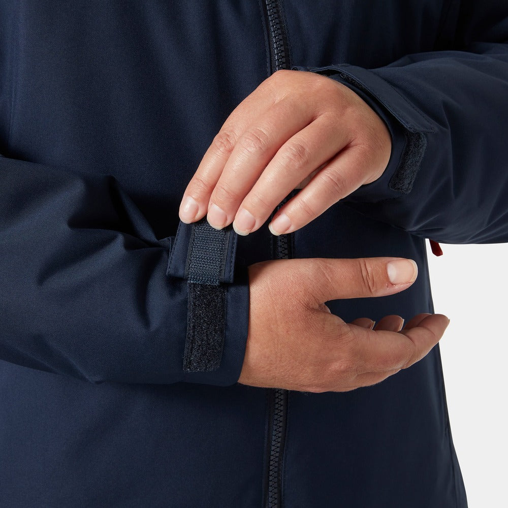 Helly Hansen Women's Hooded Crew Midlayer Plus Jacket 2.0 - Navy