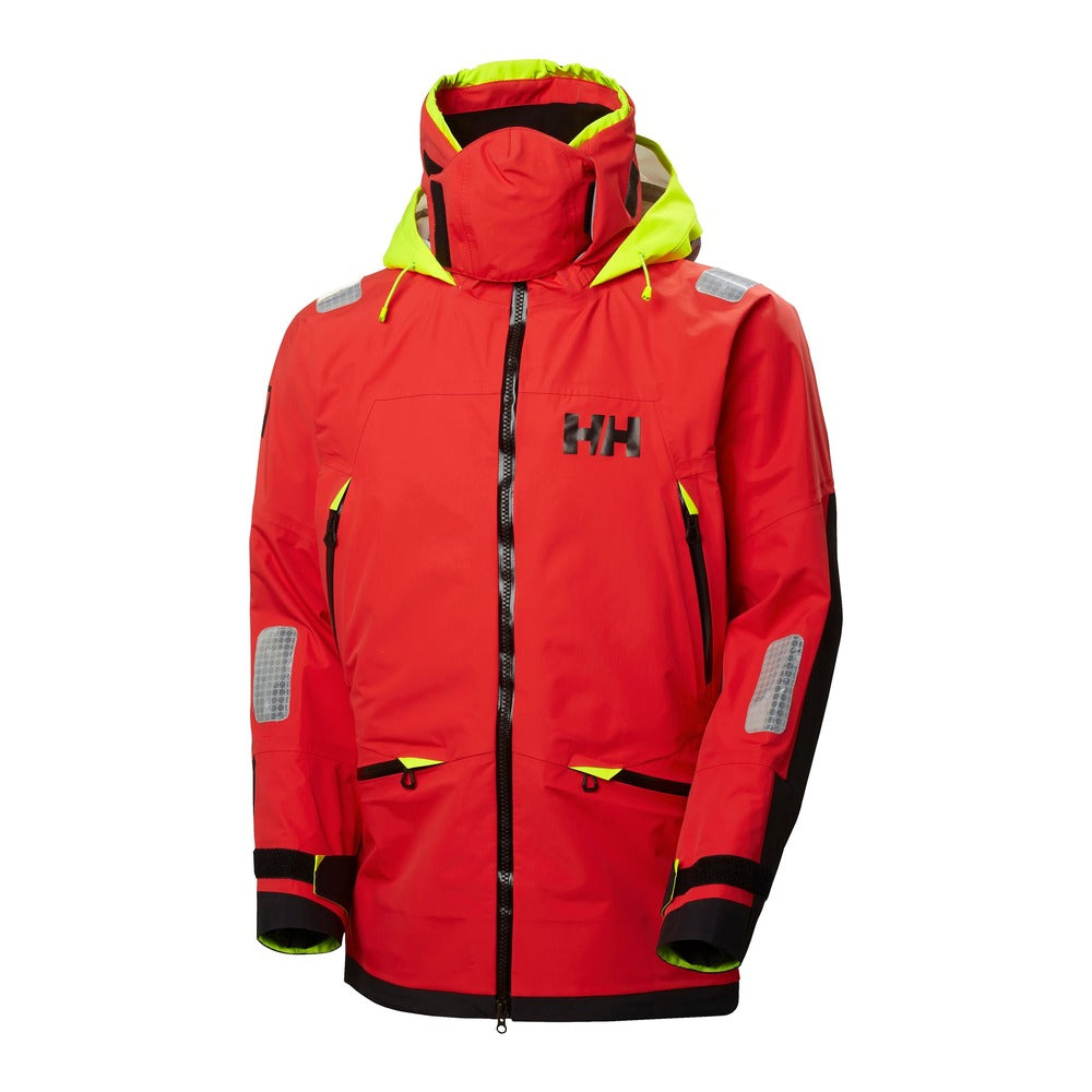 Helly Hansen Men's Ægir Race Sailing Jacket 2.0 - Alert Red