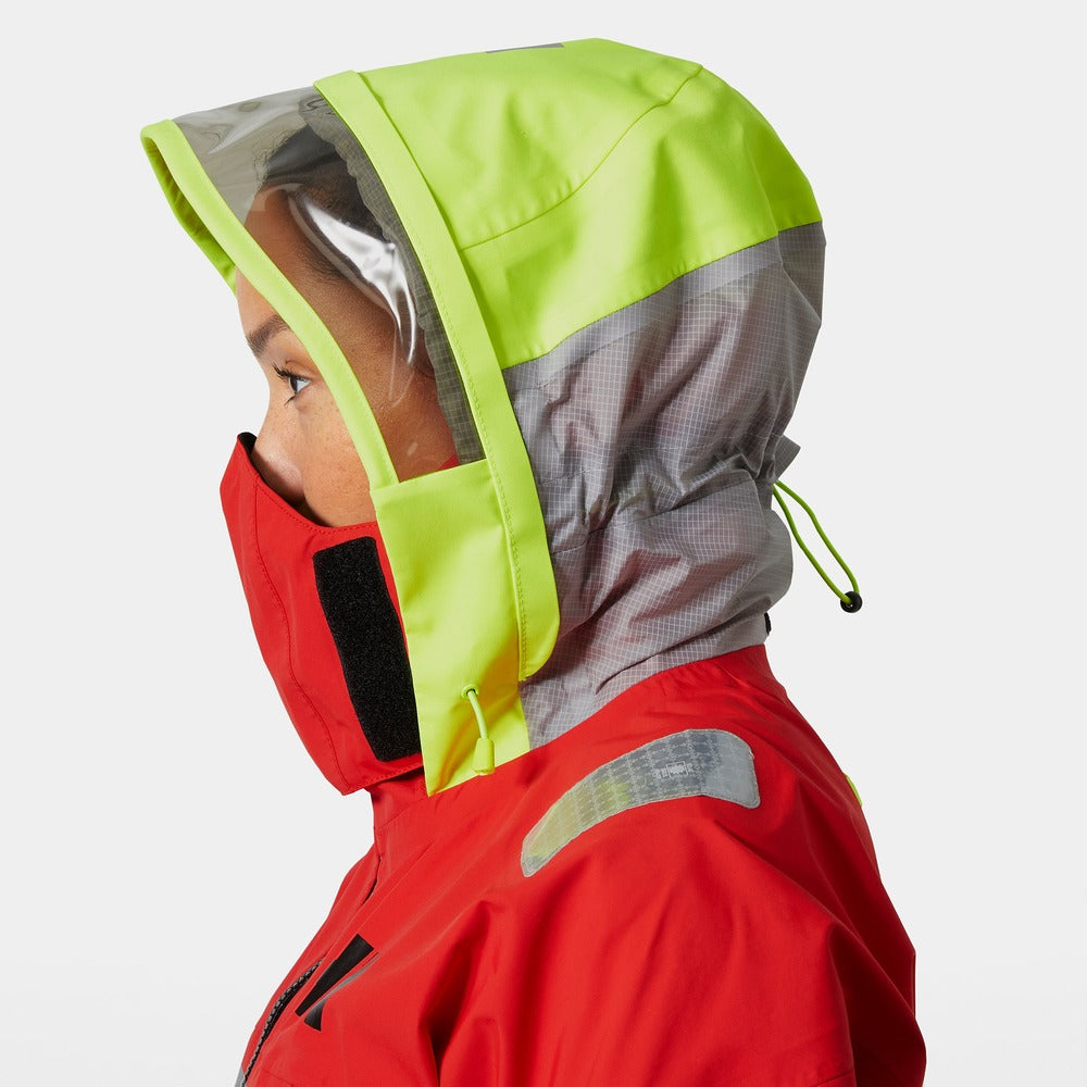Helly Hansen Women's Ægir Race Sailing Jacket 2.0 - Alert Red