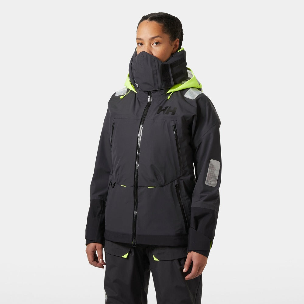 Helly Hansen Women's Ægir Race Sailing Jacket 2.0 - Ebony