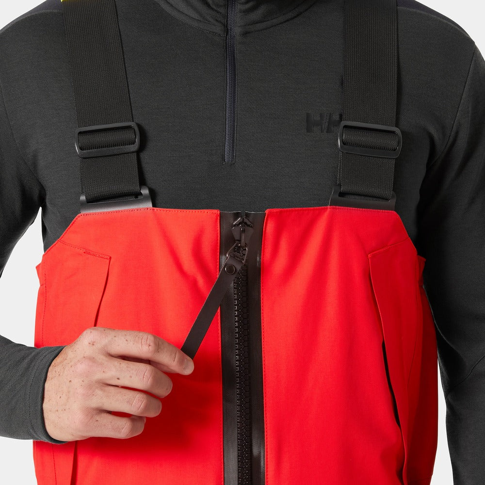 Helly Hansen Unisex Ægir Ocean Bib 2.0 - Alert Red