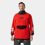 Helly Hansen Unisex Ægir Ocean Smock Top - Alert Red