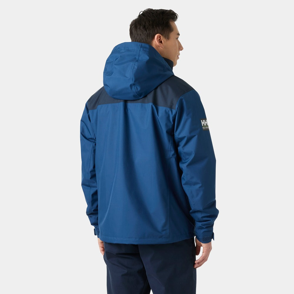 Helly Hansen Men’s Crew Hooded Midlayer Jacket 2.0 - Dark Blue
