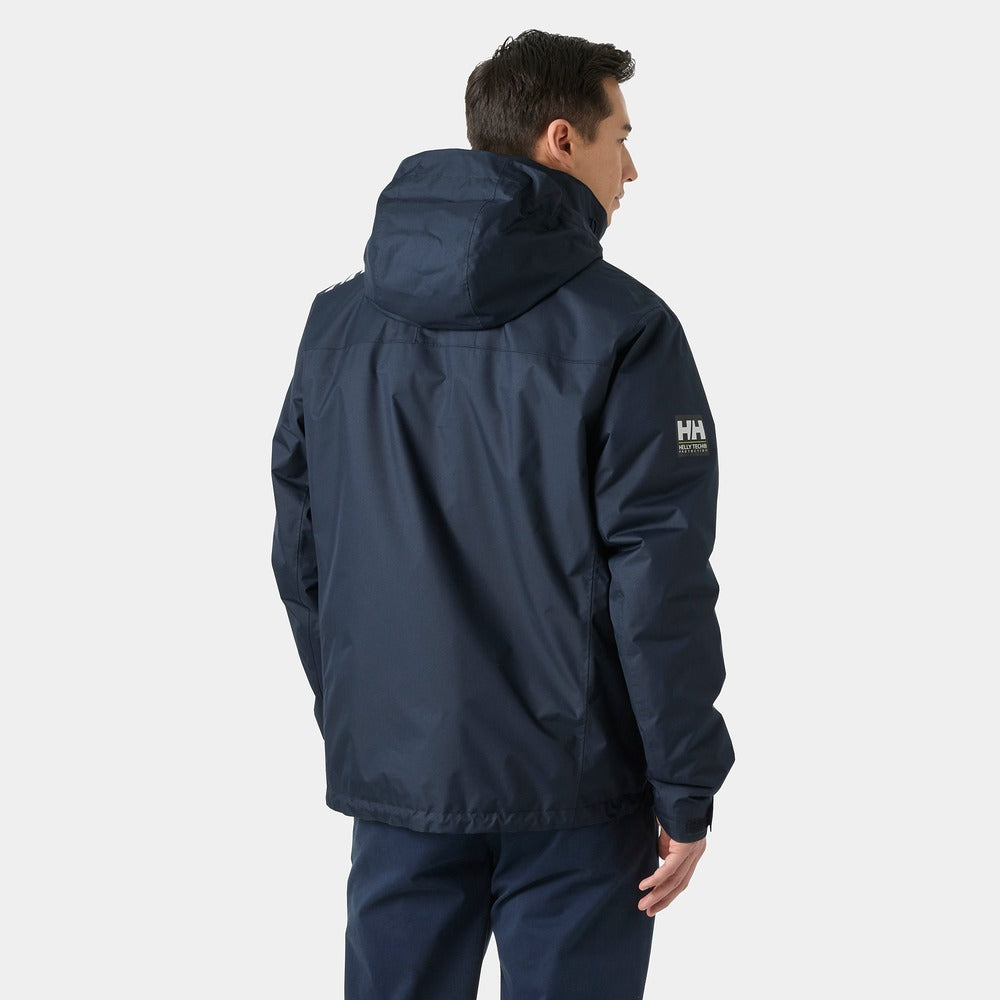 Helly Hansen Men’s Crew Hooded Midlayer Jacket 2.0 - Navy