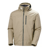 Helly Hansen Men’s Crew Hooded Midlayer Jacket 2.0 - Pebble