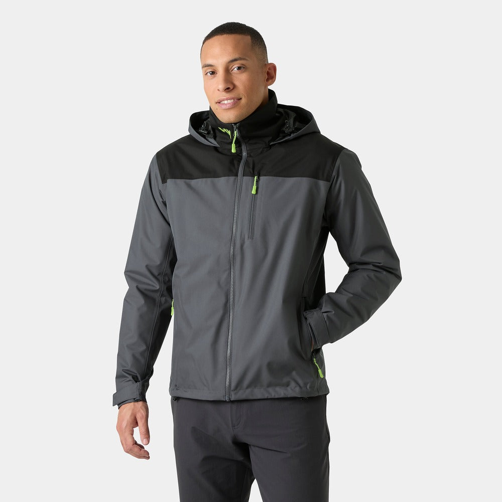 Helly Hansen Men’s Crew Hooded Midlayer Jacket 2.0 - Thunder Grey