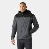 Helly Hansen Men’s Crew Hooded Midlayer Jacket 2.0 - Thunder Grey