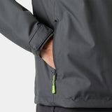 Helly Hansen Men’s Crew Hooded Midlayer Jacket 2.0 - Thunder Grey