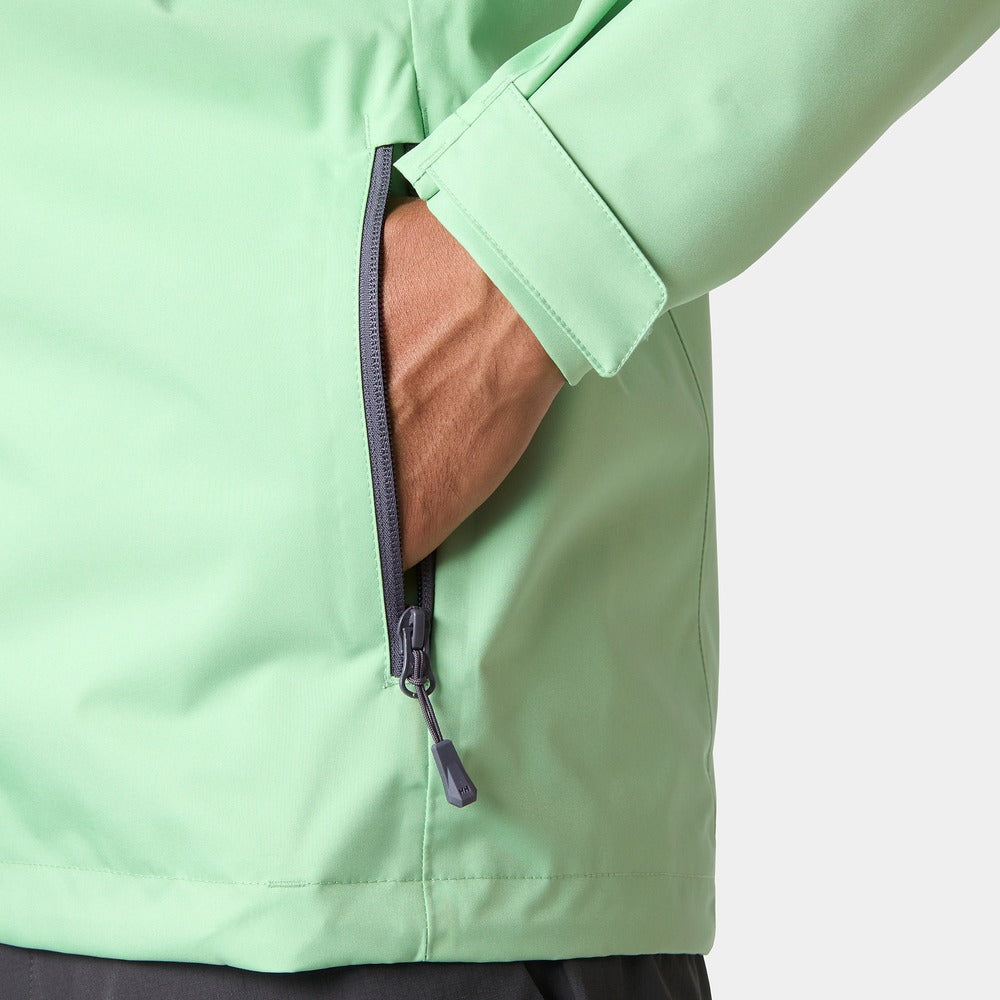 Helly Hansen Men’s Crew Hooded Jacket 2.0 - Green Wave