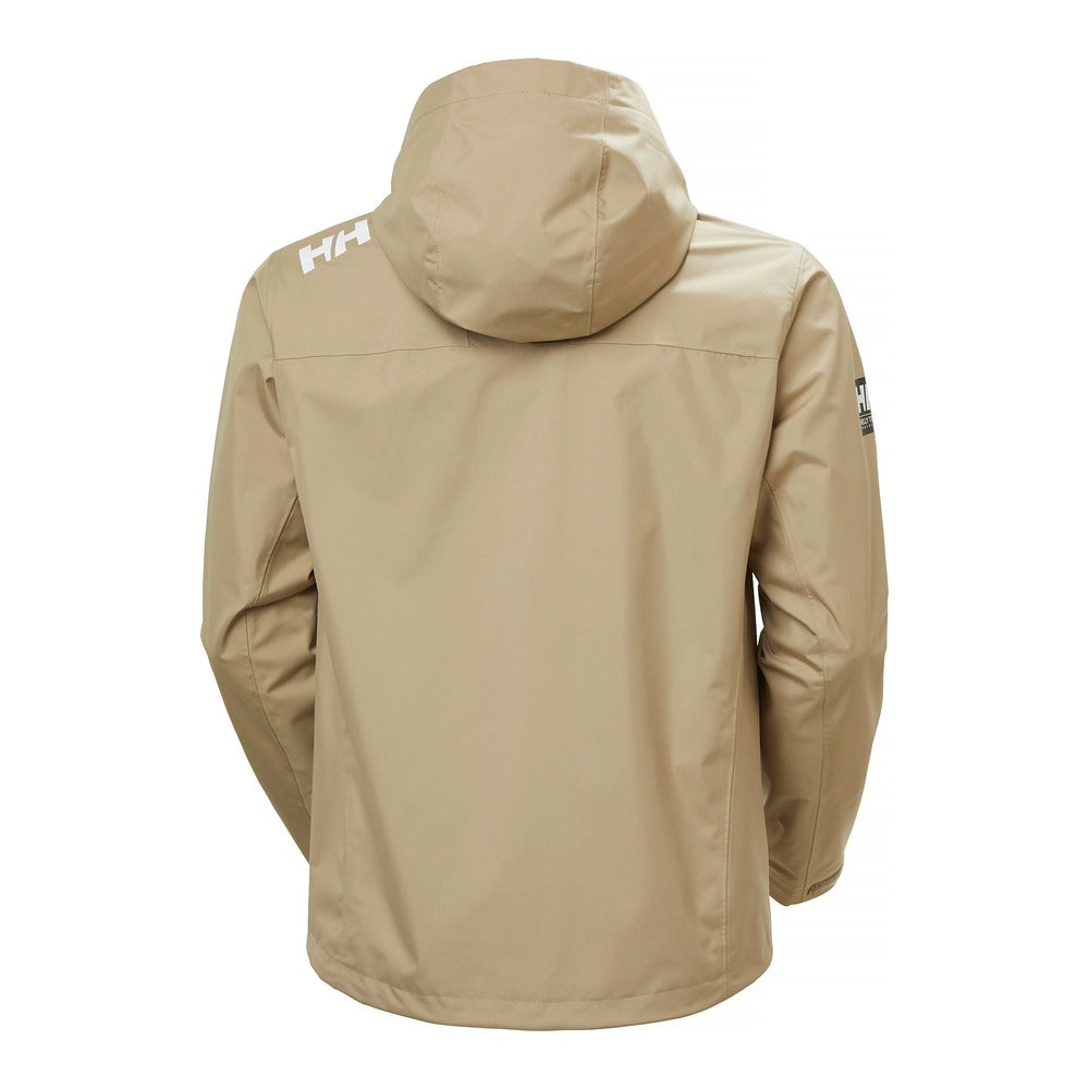 Helly Hansen Men’s Crew Hooded Jacket 2.0 - Pebble