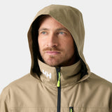Helly Hansen Men’s Crew Hooded Jacket 2.0 - Pebble
