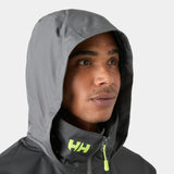 Helly Hansen Men’s Crew Hooded Jacket 2.0 - Thunder Grey