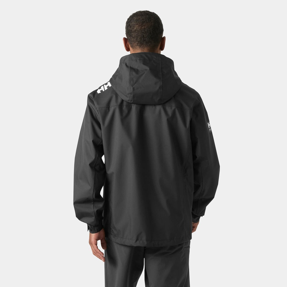 Helly Hansen Men’s Crew Hooded Jacket 2.0 - Black