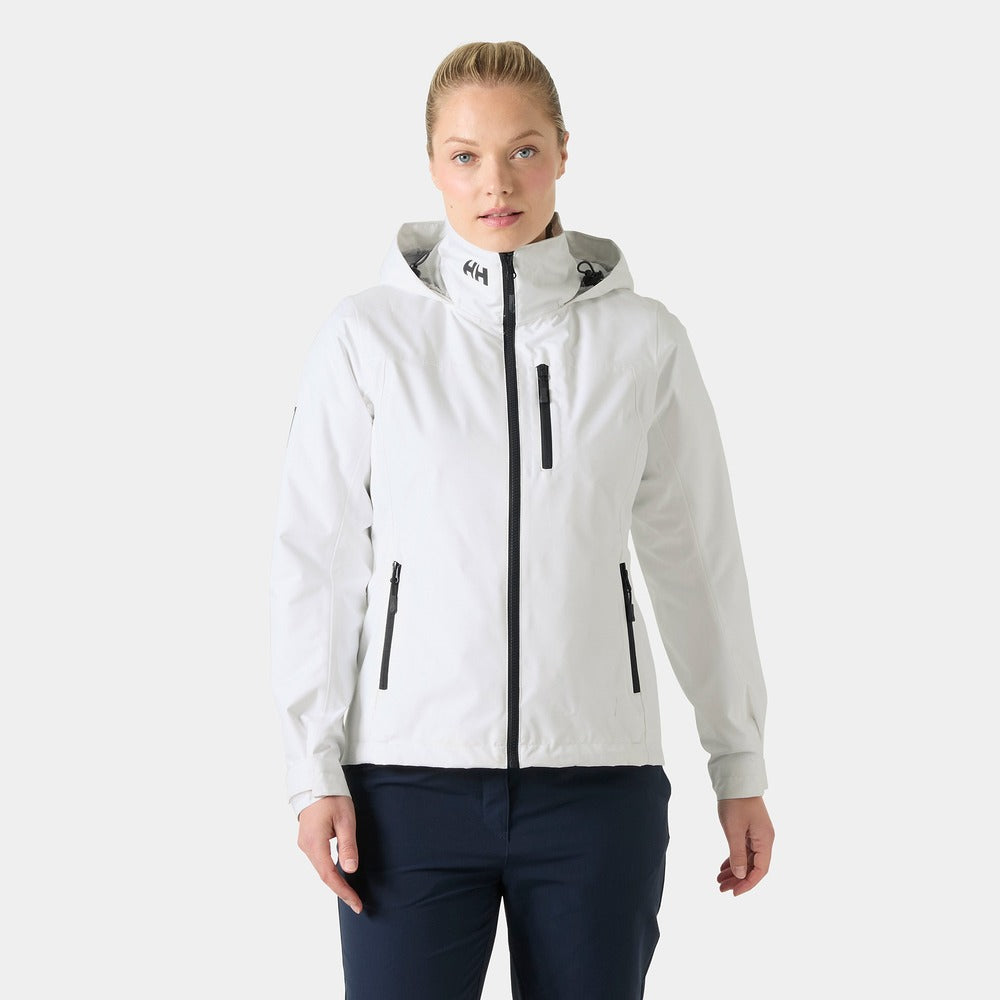 Helly Hansen Women’s Crew Hooded Midlayer Jacket 2.0 - White