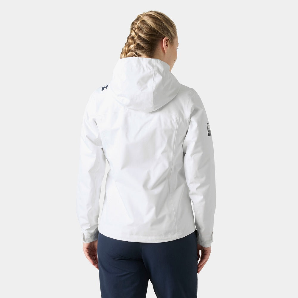 Helly Hansen Women’s Crew Hooded Midlayer Jacket 2.0 - White