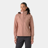 Helly Hansen Women’s Crew Hooded Midlayer Jacket 2.0 - Mocha Mousse