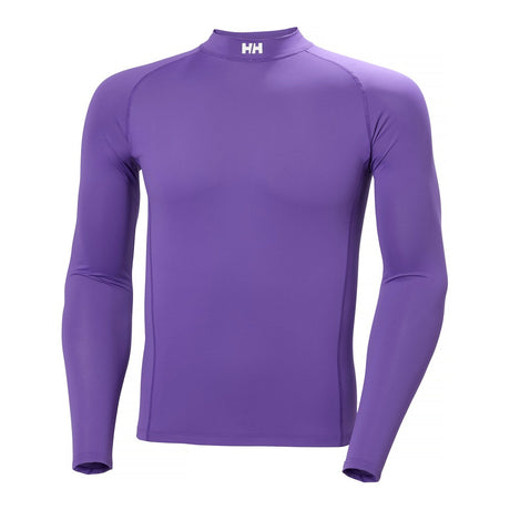 Helly Hansen Unisex Waterwear Rashguard - Foil Purple