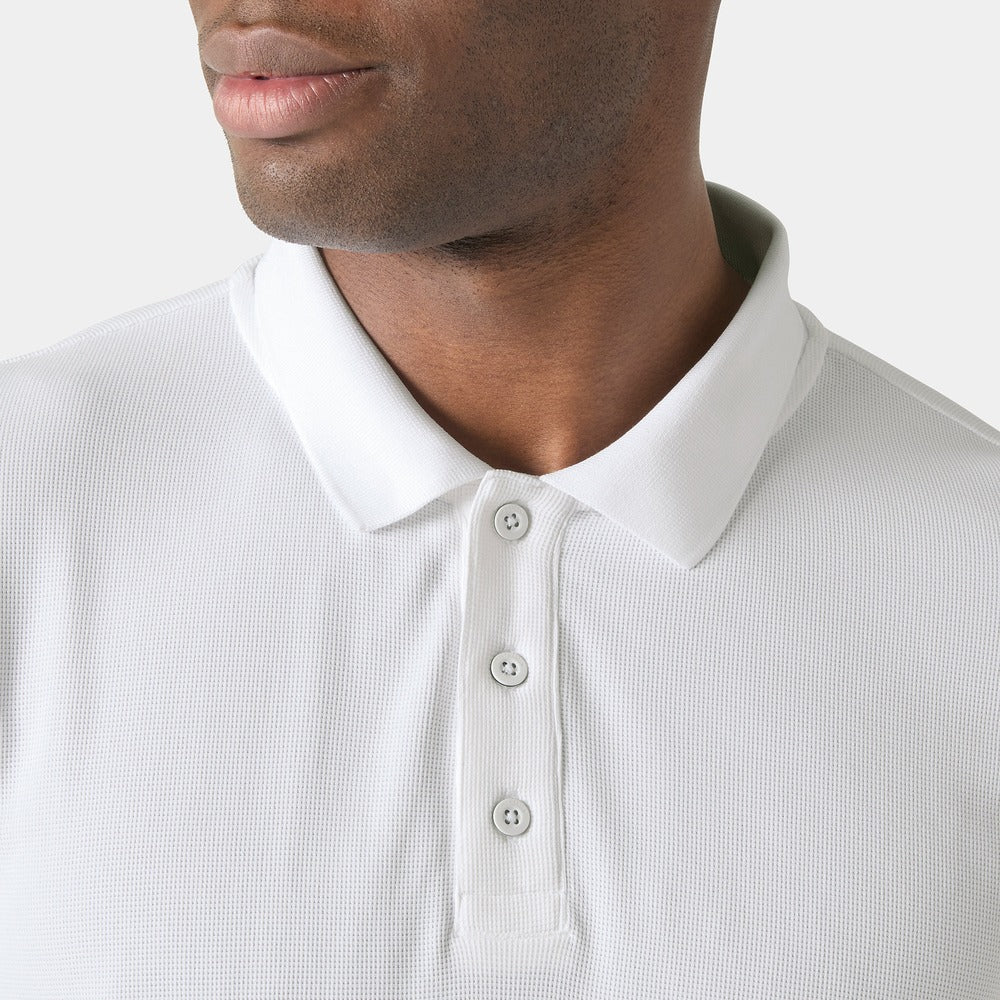 Helly Hansen Men's Crewline LS Polo - White