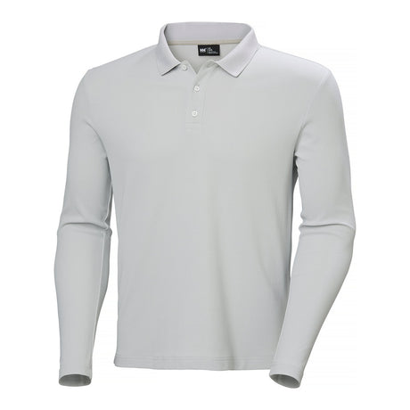 Helly Hansen Men's Crewline LS Polo - Grey Fog