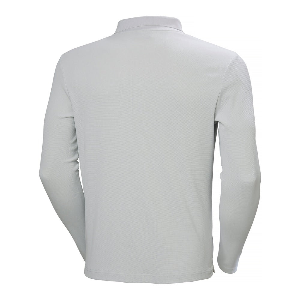 Helly Hansen Men's Crewline LS Polo - Grey Fog