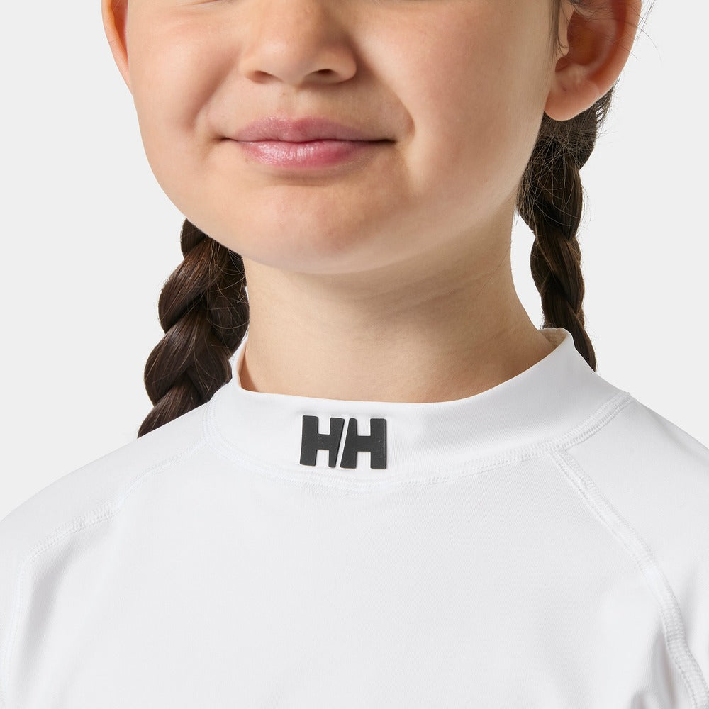 Helly Hansen Juniors' Waterwear Rashguard - White