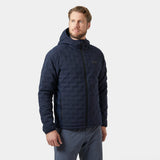 Helly Hansen Men's HP Hybrid Stretch Hooded Insulator - Navy