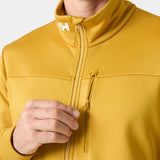 Helly Hansen Men’s Crew Fleece Jacket - Yellow Moss