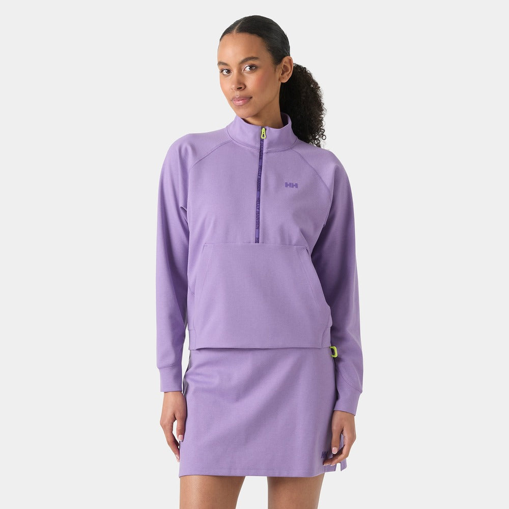 Helly Hansen Women's HP Lite Ocean 1/2 Zip - Foil Purple Melange