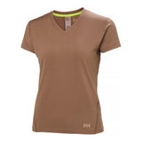 Helly Hansen Women's HP Ocean V T-Shirt - Pastel Brick