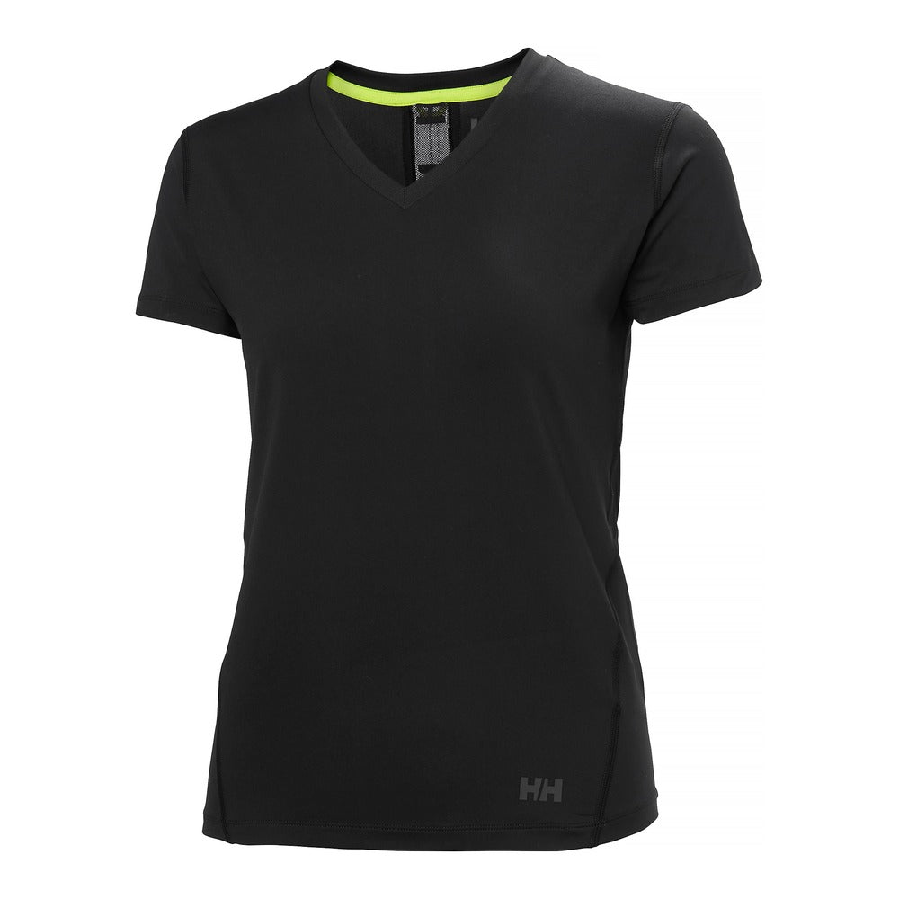 Helly Hansen Women's HP Ocean V T-Shirt - Black